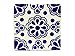 Produktbild mexikanische Fliesen 5x5cm - Keramik handgefertigt - Fair Trade (Lace azul)