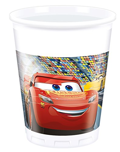 36-teiliges Disney PIXAR Party-Set Cars 3 – Teller Becher Servietten für 8 Kinder - 3