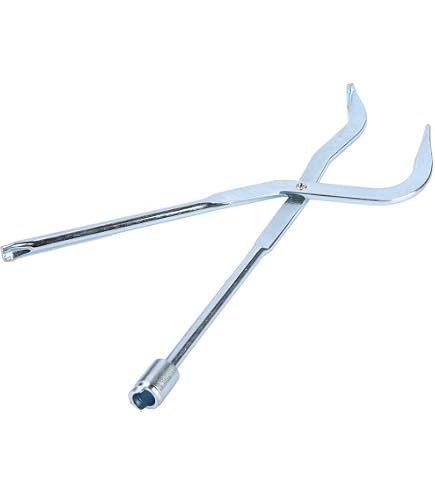Swpeet Pince à Ressort Frein 12 Pouces - Outil Double Tête Aluminium Pour Tambour Frein Auto - Montage/Démontage Ressorts