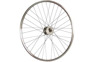TAYLOR-WHEELS 28 Pouces Roue Avant YAK19 moyeu Dynamo DH-C3000 622-19 Argent