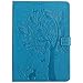 Produktbild Bear Village® iPad 2017 / iPad 2018 (9.7 Zoll) Hülle, Stoßfest Ledertasche Ständer Schutzhülle mit Magnet Verschluss für Apple iPad 2017 / iPad 2018 (9.7 Zoll), Blau
