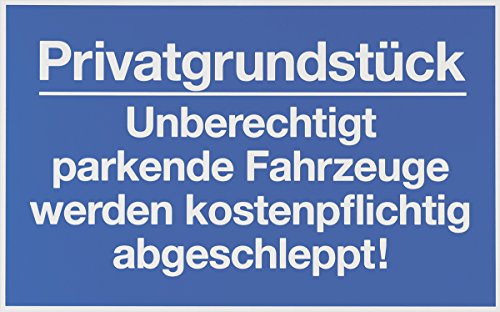 Preisvergleich Produktbild Hinweis-, Warn- und Verbotsschild SCHILD PRIVATGRUNDSTUECK 500510 (Liefermenge=2)