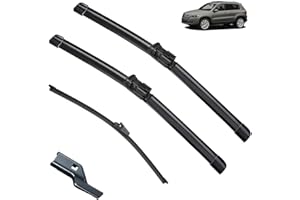AUTOPIXL Qualità OEM Parabrezza Anteriore Posteriore Set 24 "21" 13 "Tergicristallo for VW Tiguan 2007 2008 2009 2010 2011 2012 2013 2014 2015 2016 Vestibilità perfetta per parabrezza