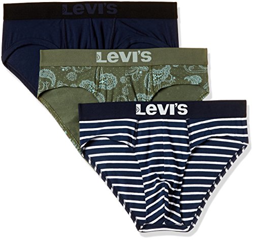 Levis Mens Printed Cotton Brief (Pack of 3) (Colors May Vary) RS.398 (50.00% Off) - Amazon