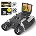 Price comparison product image Digital Camera Binoculars Camera Telescope 12x32 5MP Video Photo Recorder with Free 8GB TF Card 2 LCD Display for Watching Bird Concert Football Game Hiking