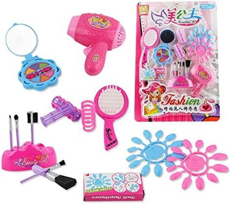 Pretend Role Play Makeup Dresser Toy SOMESUN Vanity Play Dresser Cosmetic Set For Girls Kids