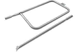 Onlyfire Tubo bruciatore in Acciaio Inox Si Adatta per Weber Q300/Q3000 Serie Gas Grill (Parte di Ricambio di 60036/80387/65032)