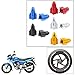 Vheelocityin Bullet Shape Multicolor Tyre Valve Cap (set of 2) For Bajaj Xcd 135 RS.99.00