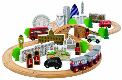 Branching Out City of London Wooden Train Set