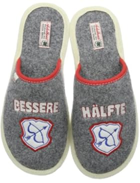 Adelheid Bessere Hälfte Filzpantoffel Unisex-Erwachsene Pantoffeln