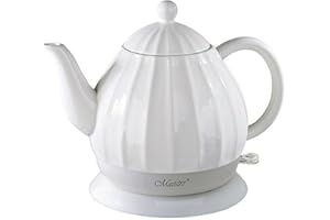 Czajnik ceramiczny 1,2 l 1200 W czajnik do herbaty biały MAESTRO Kettle