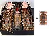  Moscow Mule Set/Geschenkset - Smirnoff Vodka 0,7l 700ml (37,5% Vol) + 2x Goldberg Kupferbecher + 2x Goldberg Intense Ginger 200ml - Inkl. Pfand MEHRWEG