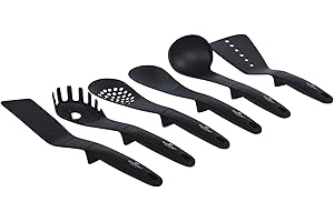 BLAUMANN FOR YOUR HOME BLAUMANN 6Pc Kitchen Tool Set Soup Spaghetti Ladle Spatula Skimmer Cooking Spoon
