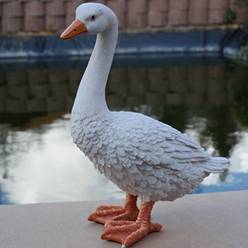 Dekofigur Gans Ente Vogel Erpel Tierfigur Deko Ostern Weihnachten GartenTeich