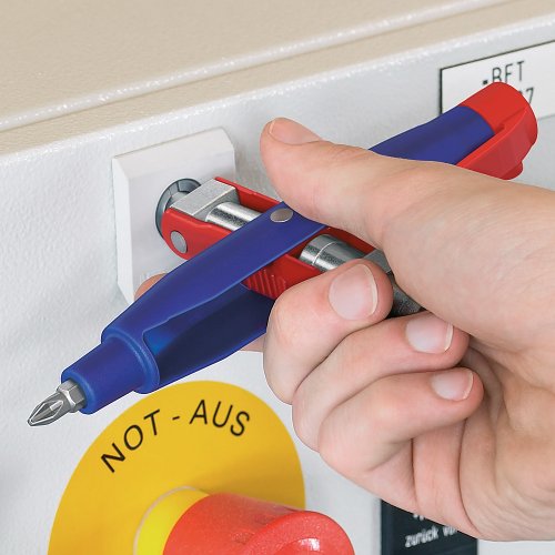 KNIPEX 00 11 07 Stift-Schaltschrank-Schlüssel für gängige Schränke und Absperrsysteme 145 mm - 2
