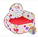 Produktbild Portable Marine Ball Umweltschutz Farbe Baby Plastic Ball Wave Ball Pool Baby Kinderspielzeug Marine Ball Pool,Playpen+50Balls