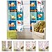 Shopisfy Children's Toddler Bedroom Nursery Colourful Printed Bedding, Curtain Pair 66 x 54" - Owls