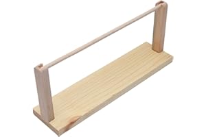 EASNEA Organizzatore per Nastri in Legno, Supporto per Cucito, Washitapes, Regali, Carta da Regalo, Rotoli di Vinile (1 Strato)