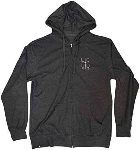 Liquid Force Crosshair Zip Up Zip Hoodie Charcoal/Heather M 50
