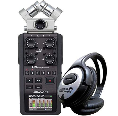 Preisvergleich Produktbild Zoom H6 Handy Recorder + Keepdrum Kopfhörer GRATIS!!!