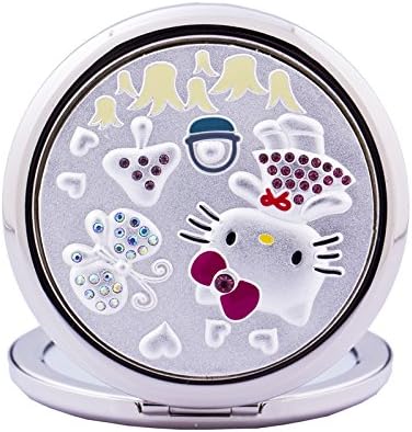 Morct Hand Make-Up Mirror Hello Kitty Small Mirror Birthday Gift Christmas Gift Romantic Valentine'S Day Giftmodern And Simple, Comfortable And Durable Home, Beautiful And Dirty