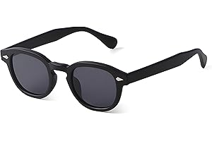 LHSDMOAT Occhiali da sole sportivi ovali vintage Depp stile anni '70 da uomo donna, occhiali da sole moda UV400 colorati per viaggi di festa alla guida