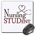 Produktbild Still Student rot Herz Stethoskop – Maus Pad, 8 von 20,3 cm (MP _ 172126 _ 1)