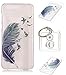 Produktbild Hülle Huawei Honor 8 Hülle, Huawei Honor 8 Hülle TPU Case Schutzhülle Silikon Case,Niedliche Cartoon Malerei Durchsichtige Rückschale und TPU Bumper Handy Tasche Case Cover Etui für Huawei Honor 8 + Schlüsselanhänger (Q) (11)