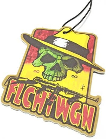 FLCHTWGN Fluchtwagen car scent Air Freshener - NEW CAR, CITRUS Fuzzy Dice JDM OEM DUB (Scent: Spring)