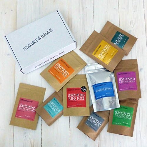 The Ultimate Smoked Food Hamper Gift Set - Rubs, spices &amp; seasonings - BBQ, all Naturally Smoked - Luxury, Gourmet, Christmas &amp; Birthday gift, gift for men, gift for women