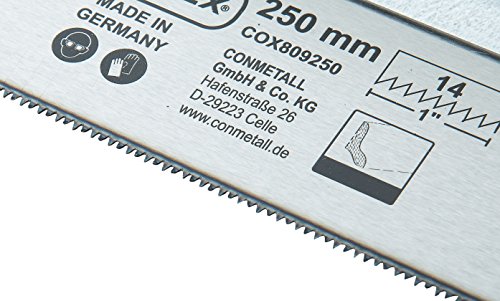 Connex Feinsäge 250 mm gerade, Zahnung geschliffen und gehärtet, COX809250 - 2