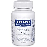Pure Encapsulations Metabolic Xtra with Green Coffee 60 Capsules UNFLAVORED Colorful