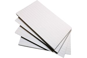 Citystores® 8x5 Lined Flash Cards Revision Cards Index Cards Flashcards for Revision Cue Cards (203 x 127mm)
