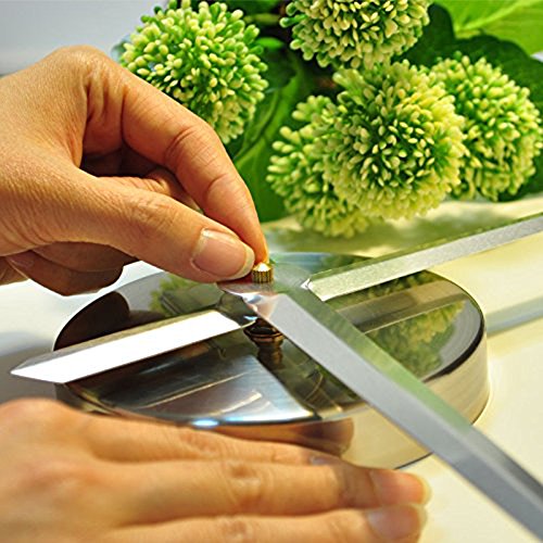 FAS1 Moderne DIY Große Wanduhr Big Armbanduhr Aufkleber 3D Aufkleber Spiegel Effekt Acryl Wanduhr Home Office Abnehmbarer Dekoration (Akku Nicht Enthalten) Schwarz - 3