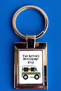 personalised campervan keyring