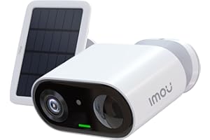 Imou 2K Zewnętrzna kamera monitorująca WiFi z panelem słonecznym, Solar Outdoor Camera, Color Night Vision, Human Detection, Two-Way Audio, Vlog Mode, IP65, Syrena, Nie jest potrzebny koncentrator