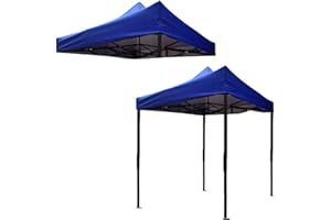 Comebachome 2x2m Canopy Replacement Top, Pop Up Canopy Top Replacement Cover, Portable Gazebo Top Canopy Tent for Patio Camping Commercial (Top Only)