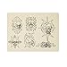 5 x Patterned Artificial Tattoo Practice Skin 5.86" x 7.87"