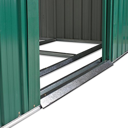 Rotfuchs Metall-Gerätehaus GMS03 inkl. Fundament in Grün 257 x 175 x 205 cm - 3