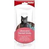 Bioline Tartar &Ouml;nleyici Dental Kedi &Ccedil;ubukları, Catnipli (Kedi Naneli)