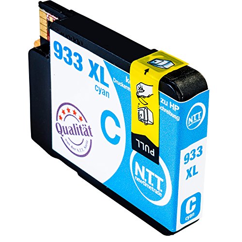 N.T.T.® 4x XL kompatible Tintenpatronen zu HP 932-XL 933-XL (1 Schwarz, 1 Cyan, 1 Magenta, 1 Yellow) Multipack für HP OfficeJet 6100, 6600, 6700, 7110, 7610, 7612 - 3