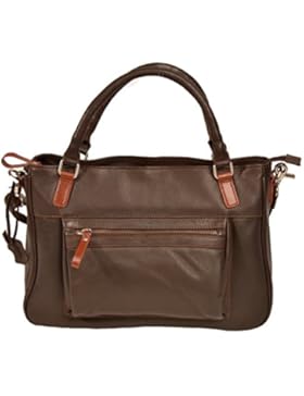 Henkeltasche / Shopper aus fettgegerbtes weiches Vollrindleder von Shalimar