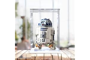 TIRFF Akrylowa witryna kompatybilna z Lego Star Wars R2-D2 75308 Collectible Building Toy, witryna, pyłoszczelna, do Lego 75308 (bez zestawu modelu) (styl B)