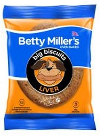 Betty Millers Liver Big Biscuits Dog Treat (Pack Of 3) (One Size) (May Vary)