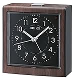 Seiko Unisex Wecker Analog Kunststoff braun QHE139Z