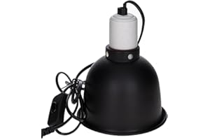 Reptiles Planet - Black Clamp 14 - Support d'Ampoule à Pince pour Terrarium - Ø 14 cm - H 16 cm