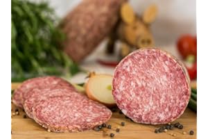 FLEISCHEREI WEBER GMBH Original Eichsfelder Feldgieker 330g I Fleischerei Weber I Regionale Spezialität I Schlachtwarm verarbeitet I Eigene Schlachtung I Naturgewürze I Luftgetrocknet I ca. 3 Monate gereift