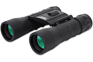 BINDPO Telescopio Binocular, 16x32 63m / 1000m Telescopio Binocular portátil Plegable, binoculares de visión Nocturna con Prisma BAK4 para observación de Aves, Camping, paisajes
