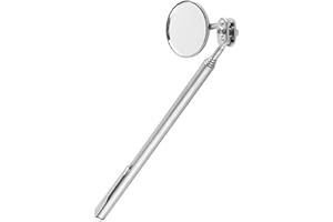 MotorMinds Miroir d'inspection télescopique de Voiture étendant l'outil à Main Rond de lentille de détection util de DéTection Extensible pour L'Entretien des MéCaniciens et(Pen Type 30X600mm)