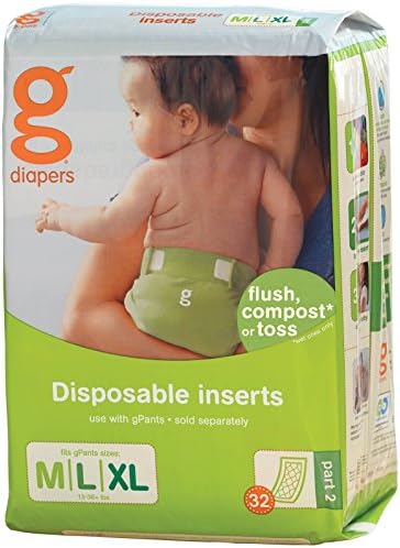 gNappies gRefills - Med/Lg 32ct